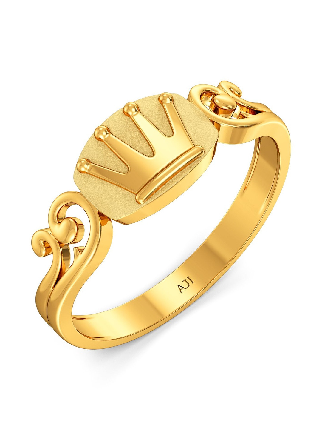 Joyalukkas Women 22Kt Gold Majesty Harmony Finger Ring - 2.125 g