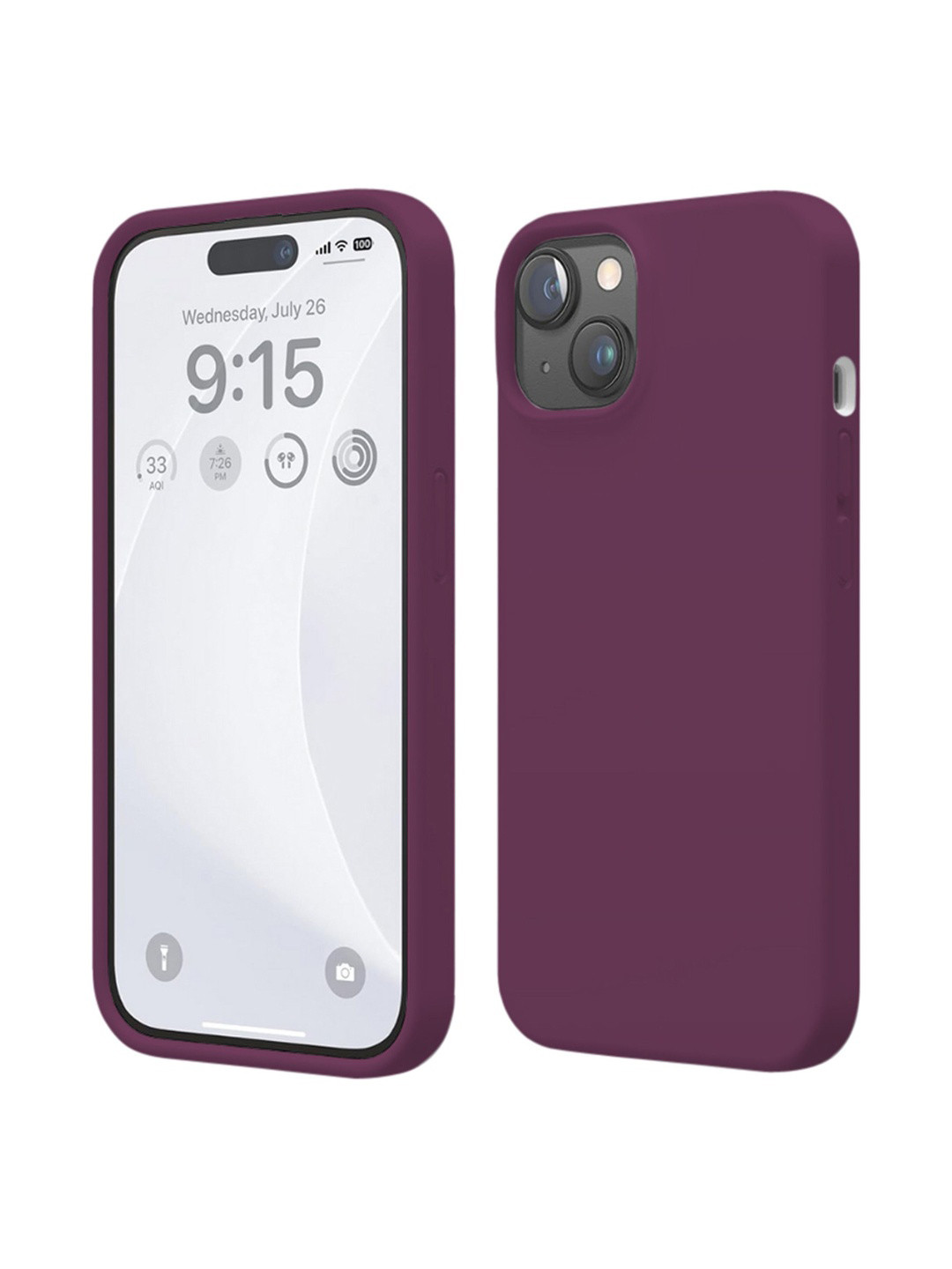 INNOPACE Sleek Grip & Scratch Resistant iPhone 15 Back Case