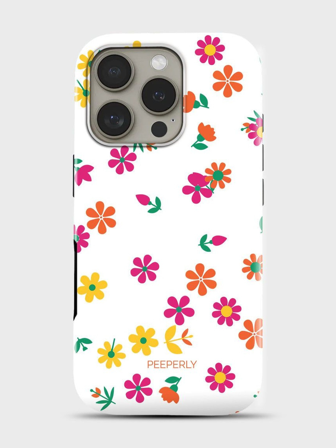 PEEPERLY Unisex iPhone 14 Pro Max Floral Max Fiore Beauty Impact Resistant Back Case