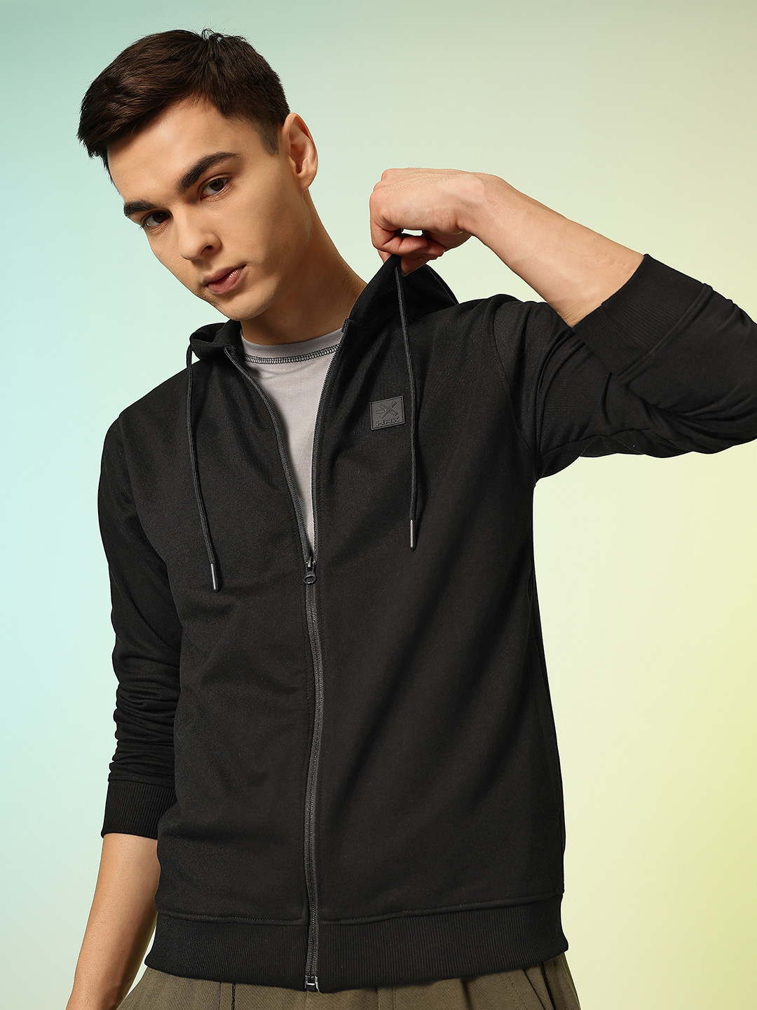 HRX by Hrithik Roshan Hooded Front-Open Lifestyle Sweatshirt