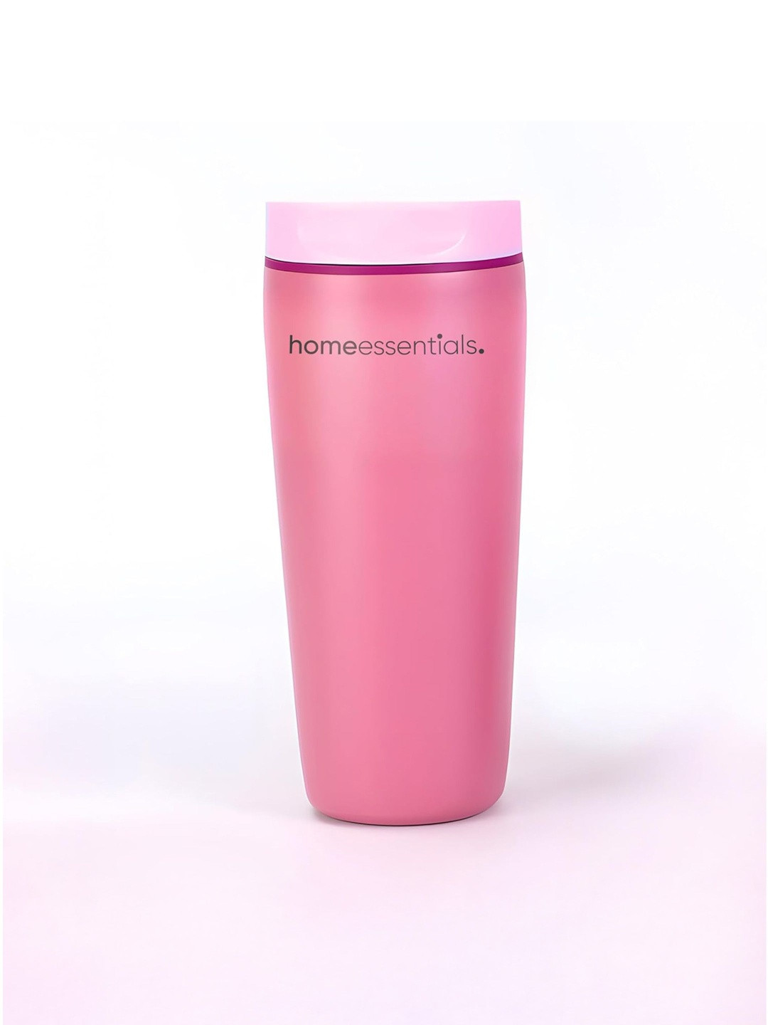 HOMEESSENTIALS Stainless Steel Mauve & Pink Smart Vacuum Water Bottle-600 ml