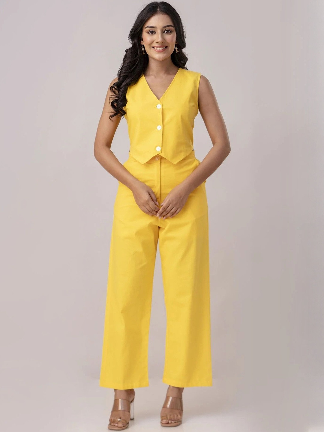 SwagSanskriti Pure Cotton Waistcoat With Trouser