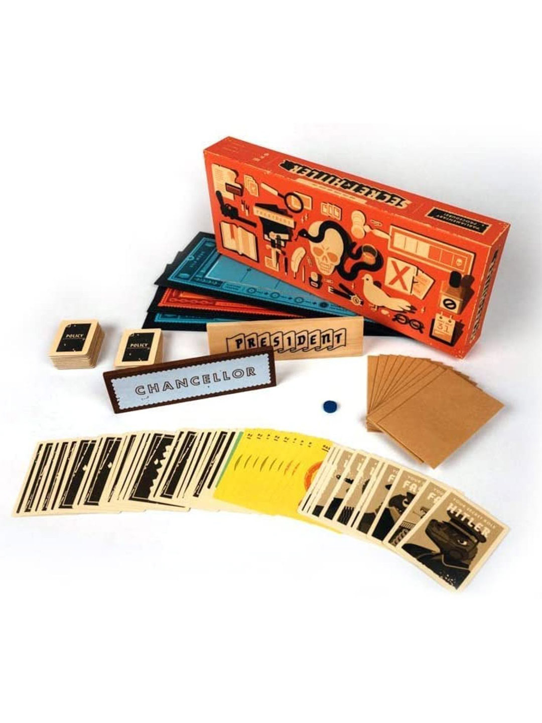 YK X Kids Mandi Kids Secret Hitler Strategy Party Board Game