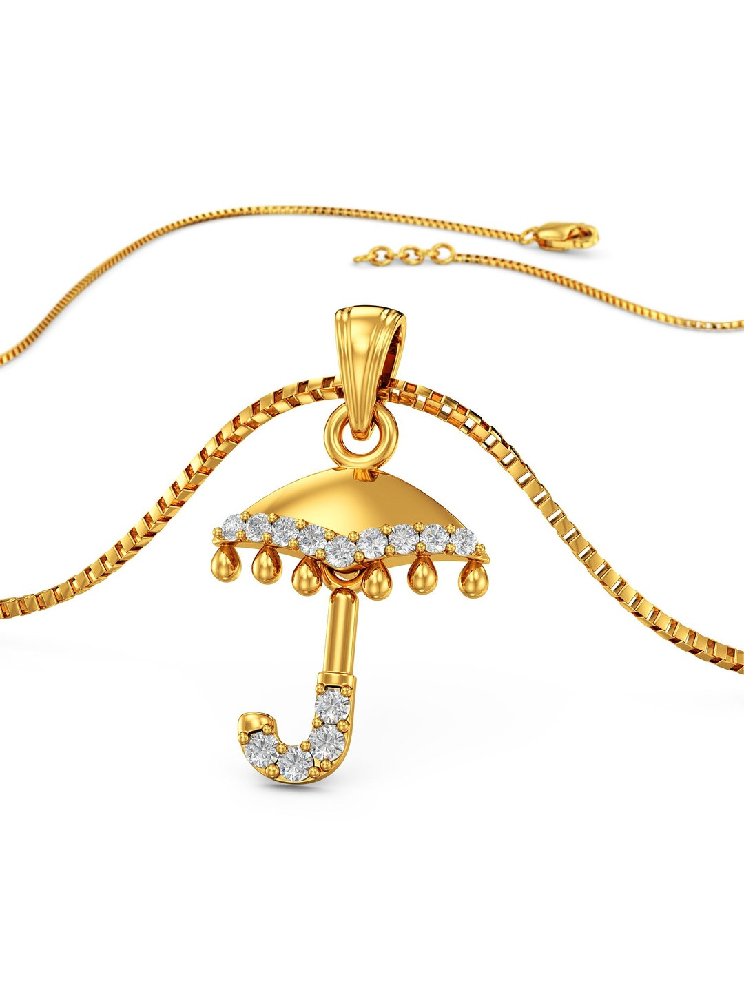Joyalukkas Women 22Kt Gold Stormumbra Pendant - 0.991 g