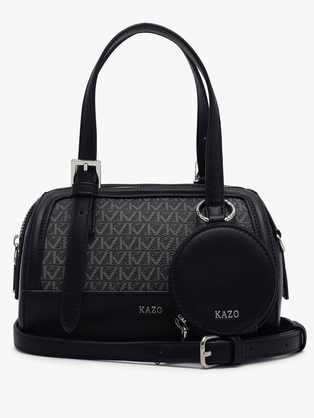 Kazo Romy Women Brand Logo Printed Structured Mini Sling Bag