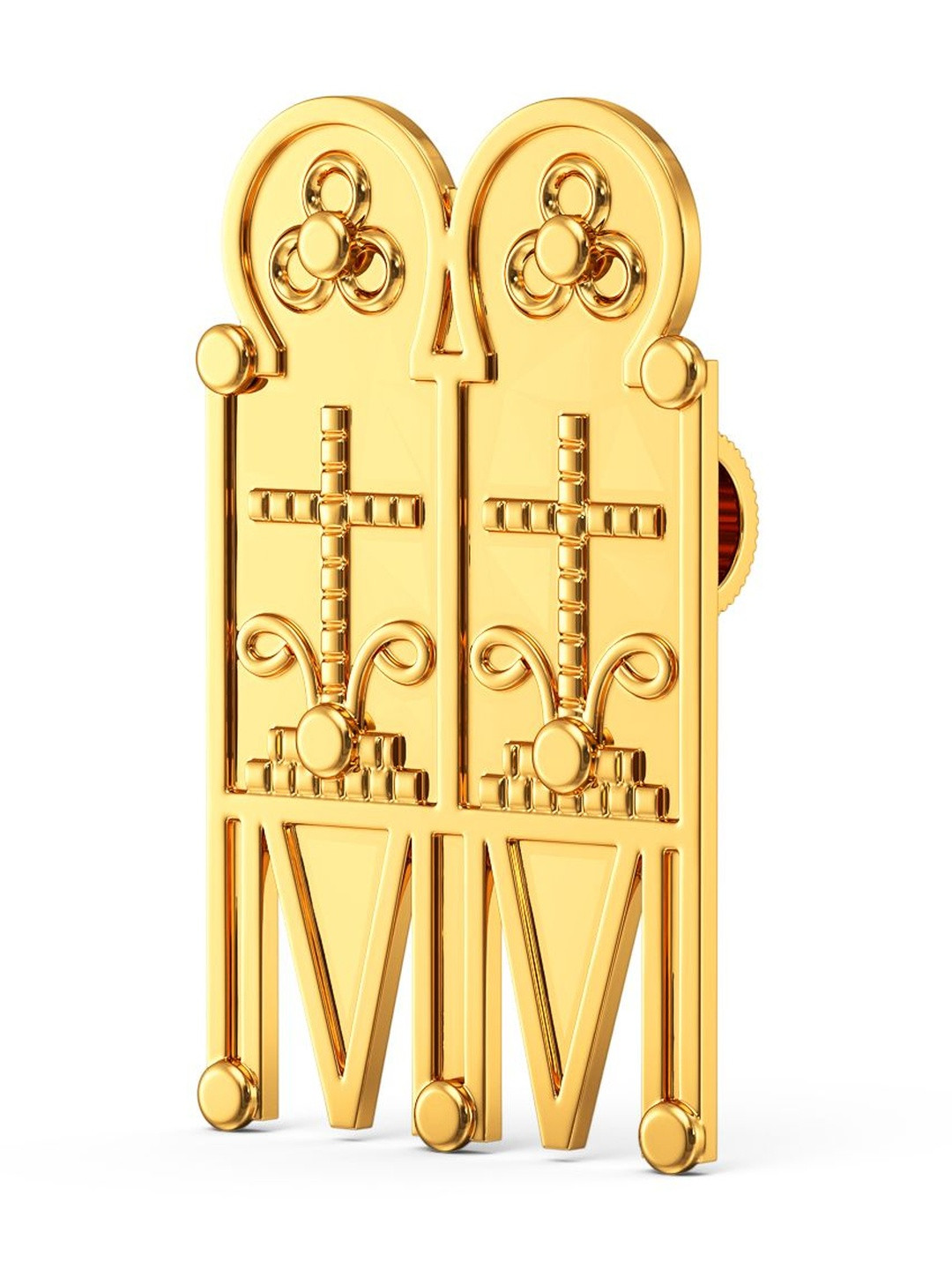 Joyalukkas 22Kt Gold Glistening Cross Thaali Pendant - 5.988 g