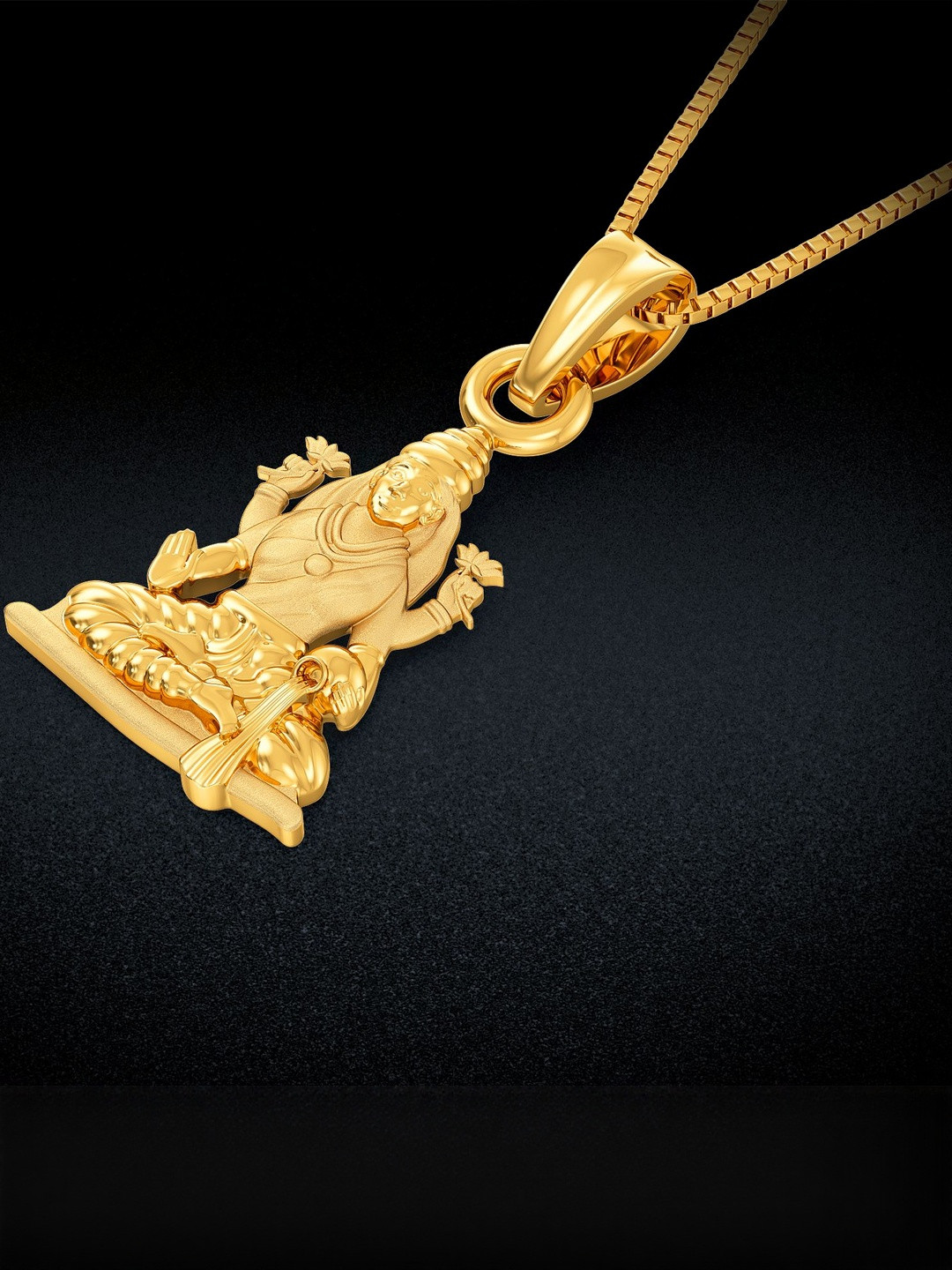 Joyalukkas 22Kt Gold Divine Lakshmi Pendant - 2.67 g