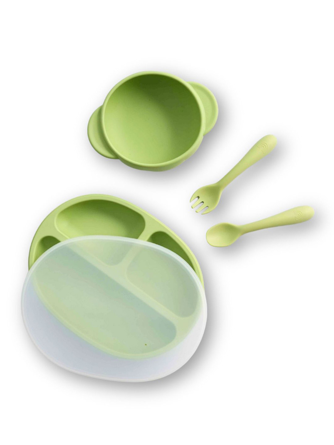 BabyStreet Kids 3- Pcs Dishwasher Safe All-In-One Feeding Set