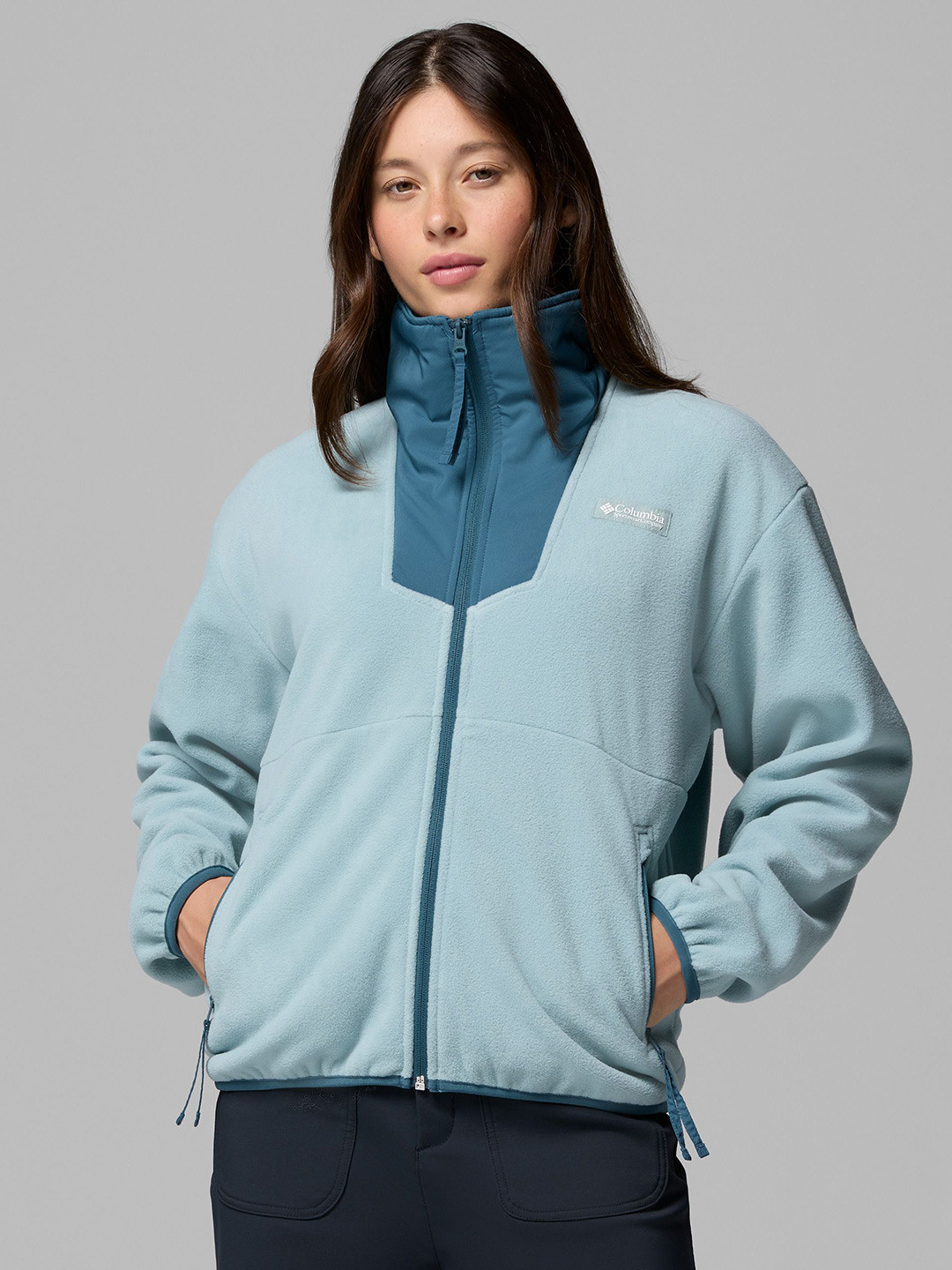 Columbia Women Sequoia Grove Full Zip High Neck Sweatshirt