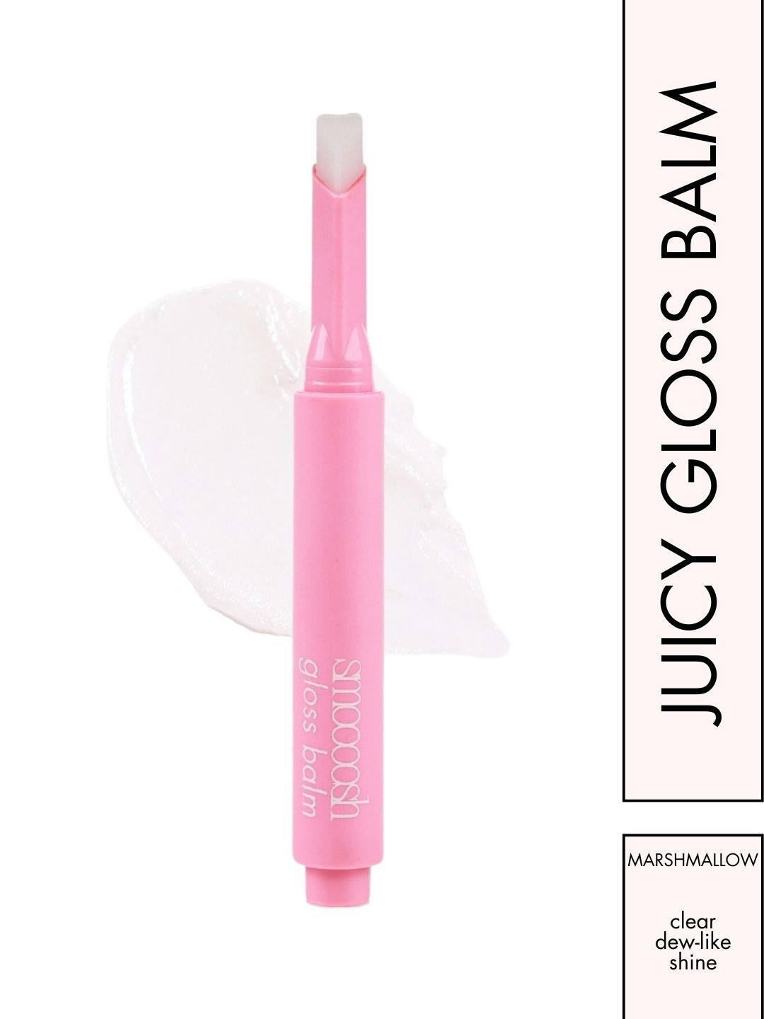 Kyoot Kosmetics Smoosh Gloss Balm With Vitamin E-  2 g- Clear Dew-Like Shine