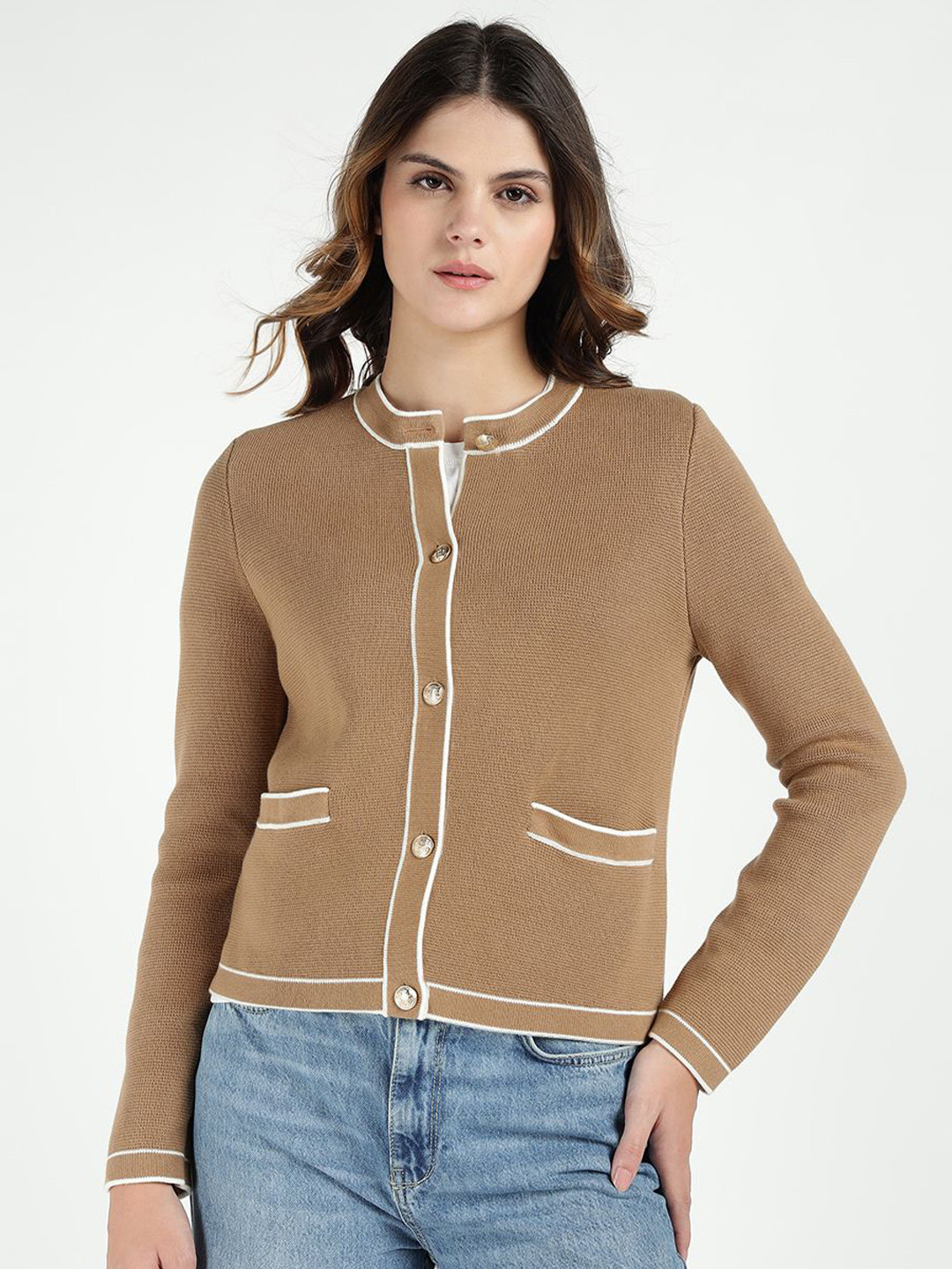 GANT Women Solid Casual Cardigan
