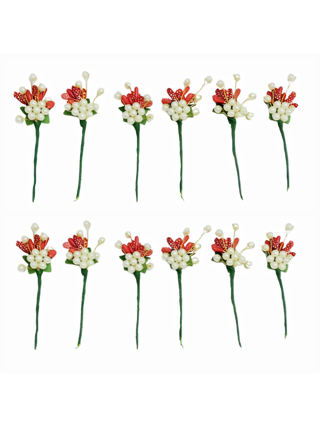 Medbuddy Women Pack Of 12 Embellished Bobby Pins