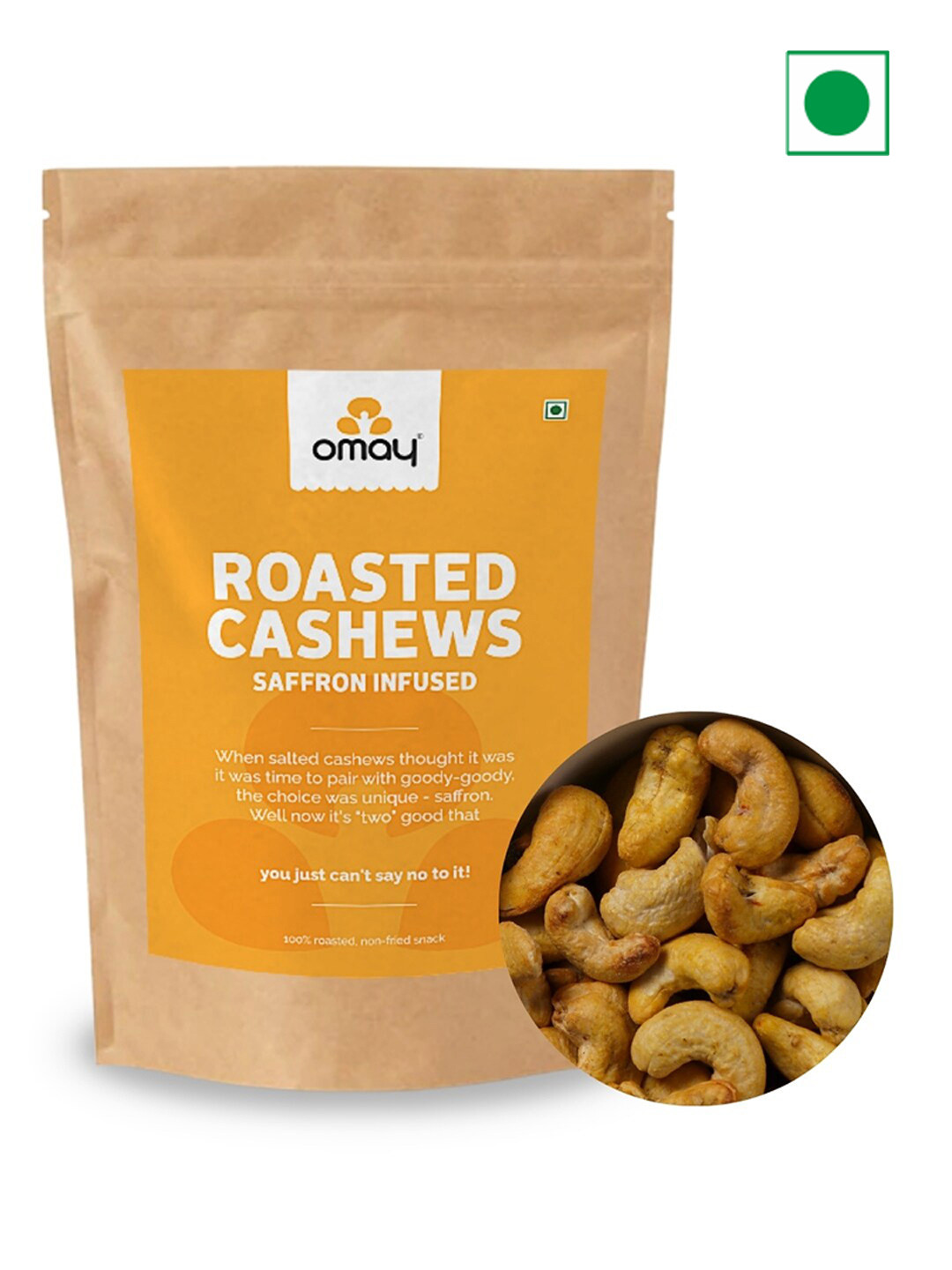 Omay Foods Roasted Cashews 400g