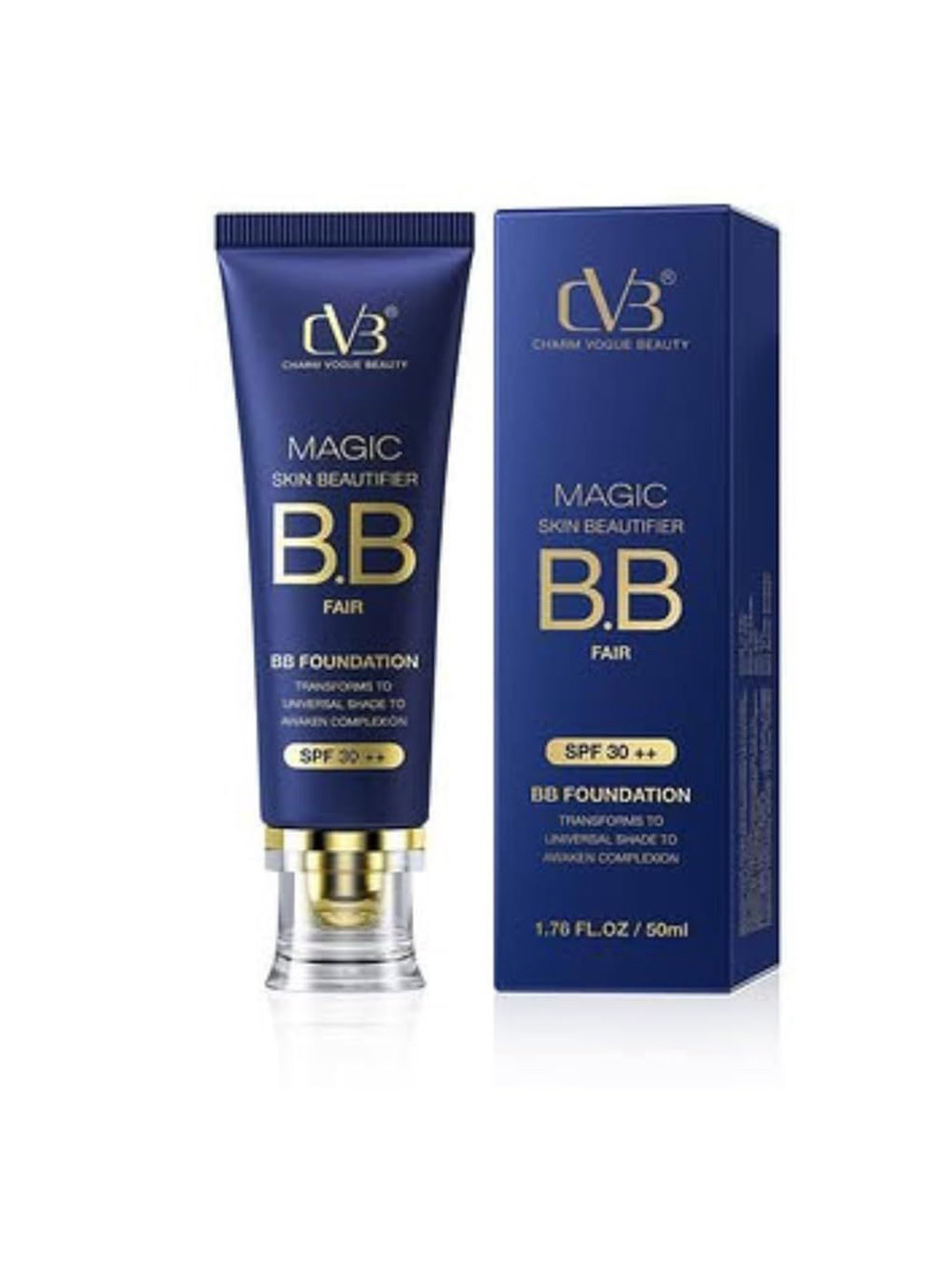 CVB Magic Skin Beautifier BB Cream With SPF 30++ - 50 ml - White Ivory 01
