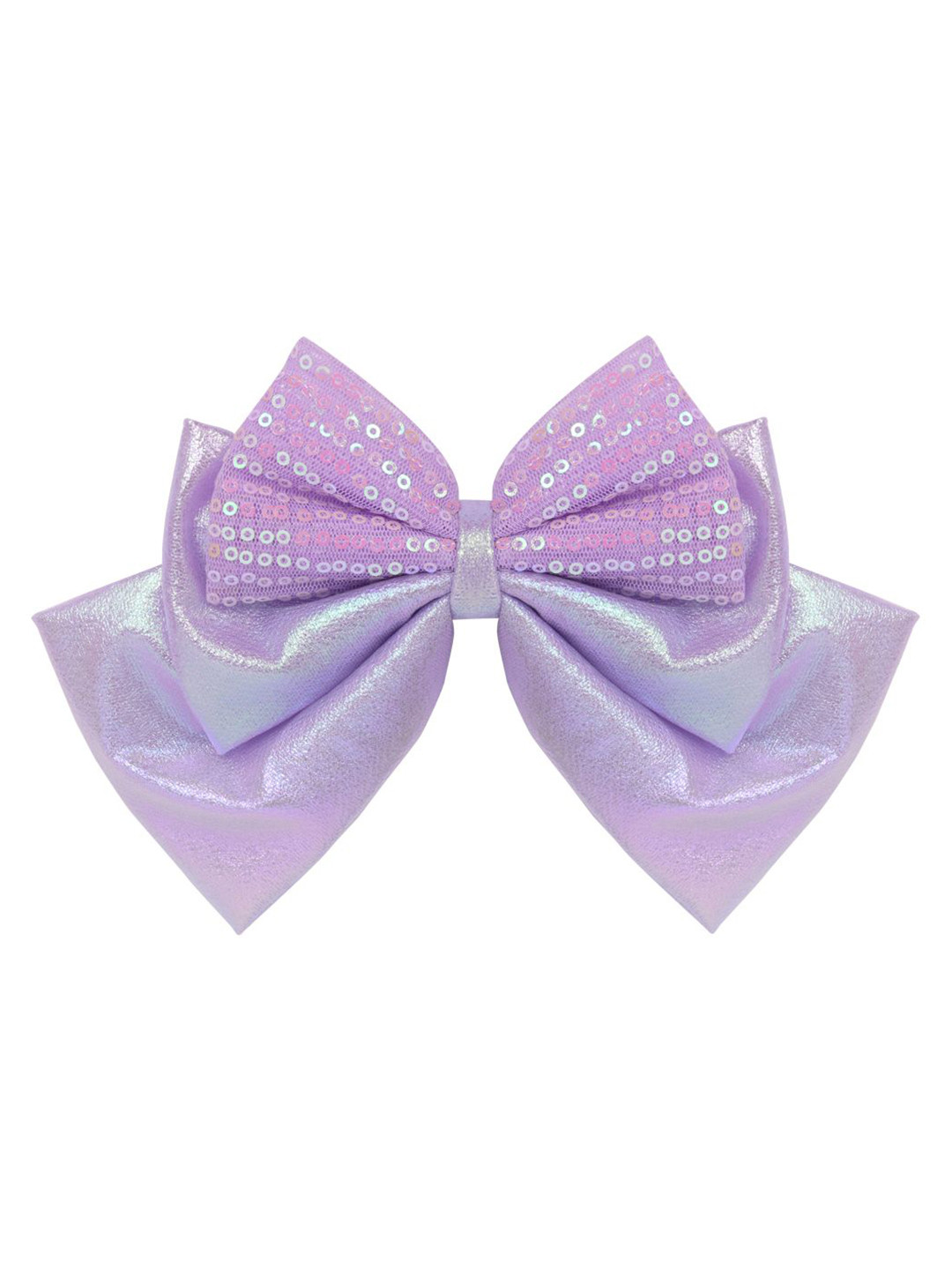 Aye Candy Girls Bow Shaped Sequins Alligator Hair Clip