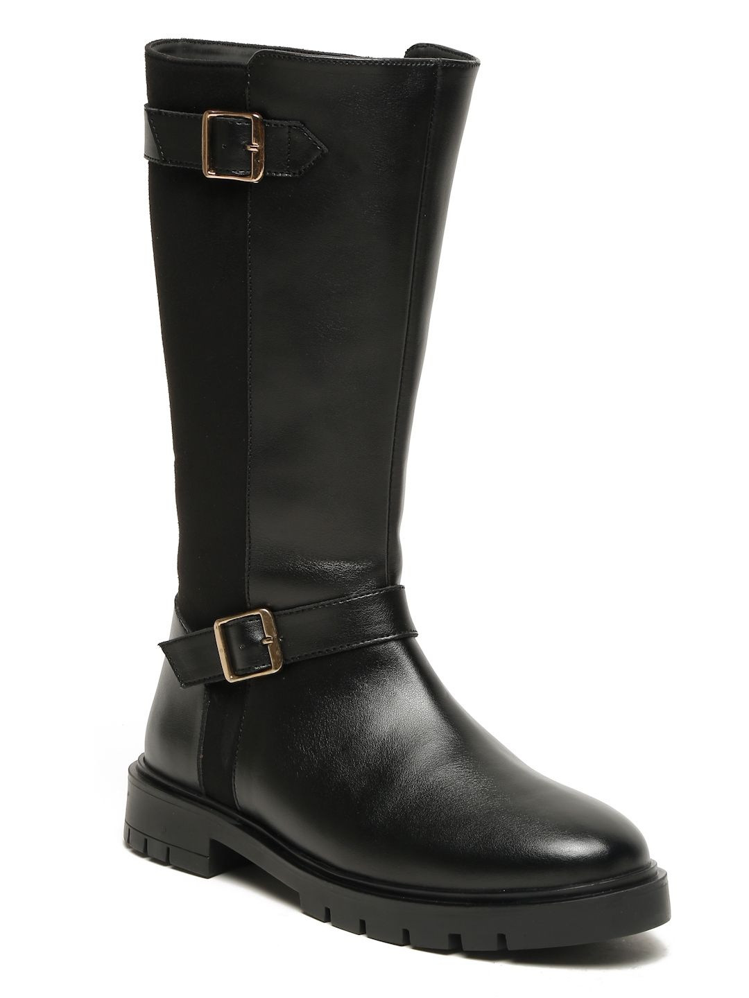 Bruno Manetti Women High-Top Platform Heeled Chunky Boots