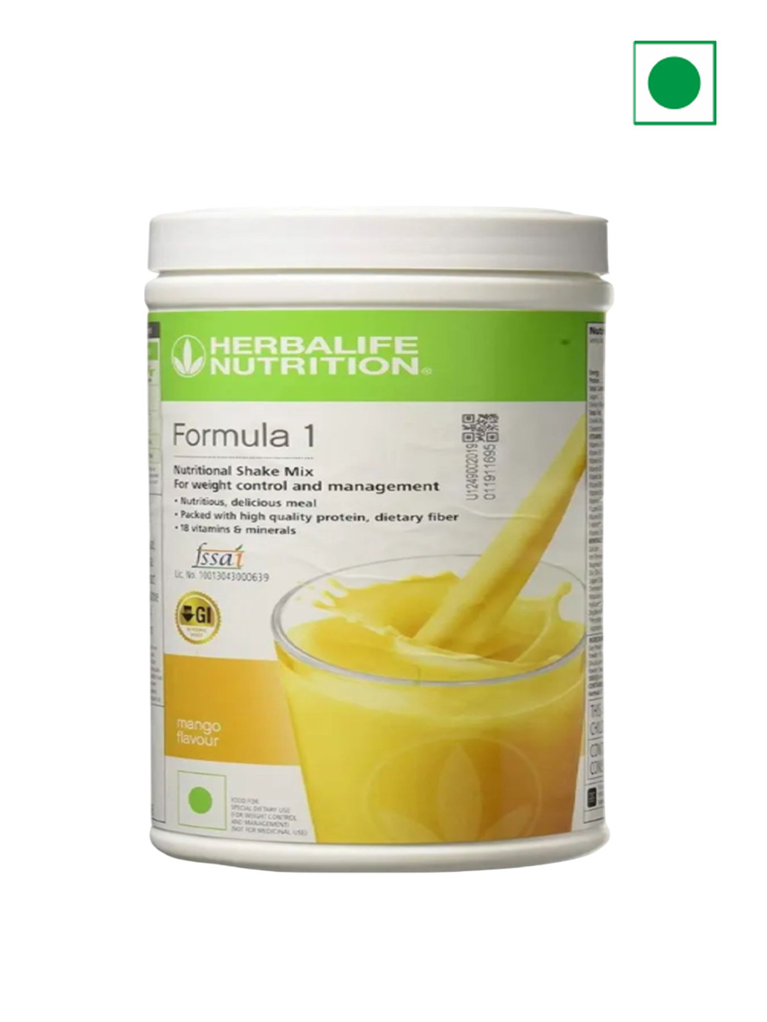 HERBALIFE Nutrition Formula 1 Nutritional Shake Mix - Mango Flavor - 500 g