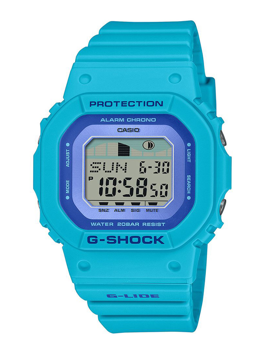 CASIO G-SHOCK WOMEN GLX-S5610-2DR Blue Digital dial Bio-Based Resin G1722
