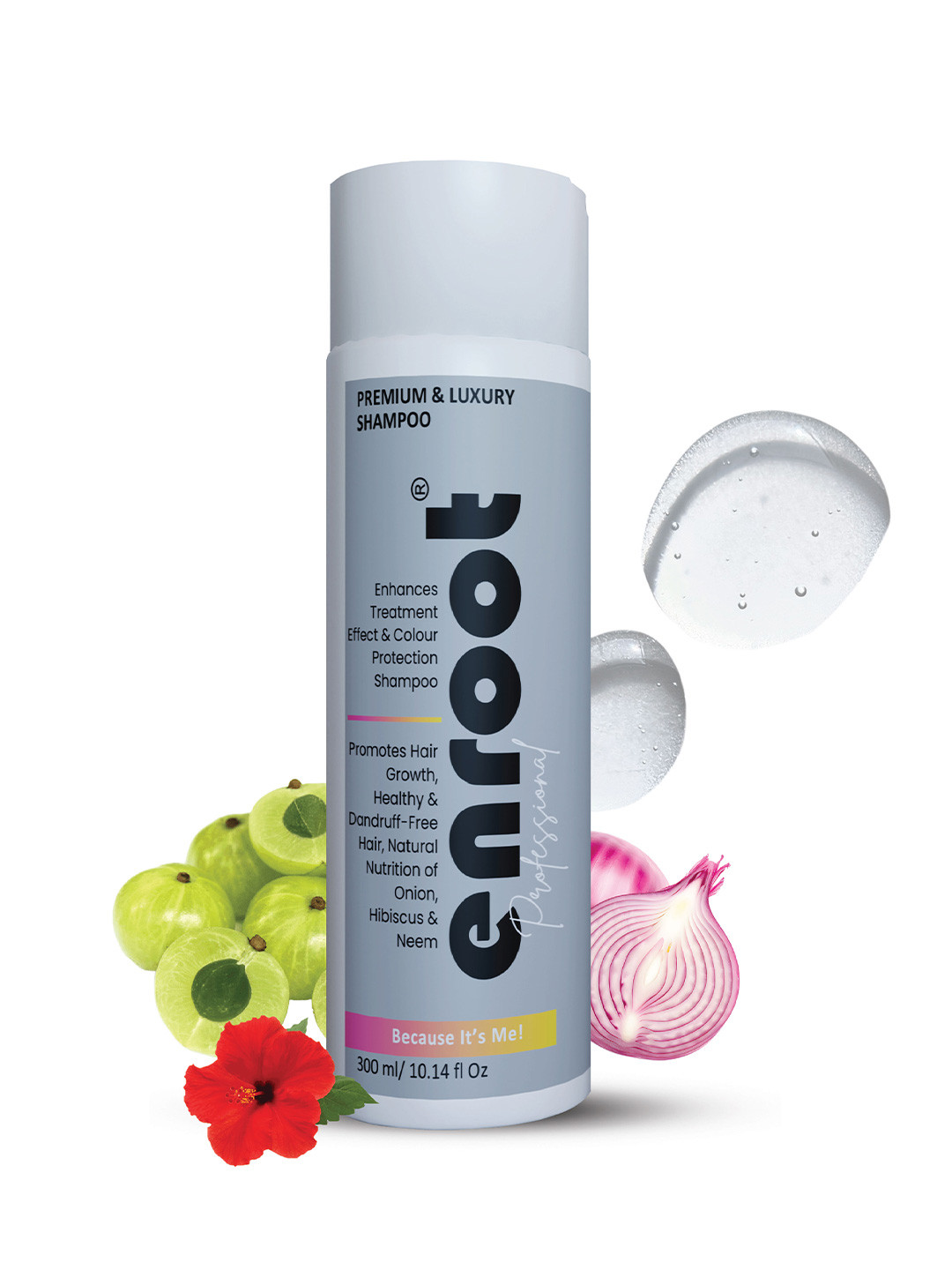 Enroot Premium & Luxury Shampoo With Onion, Hibiscus, Neem & Amla - 300 ml