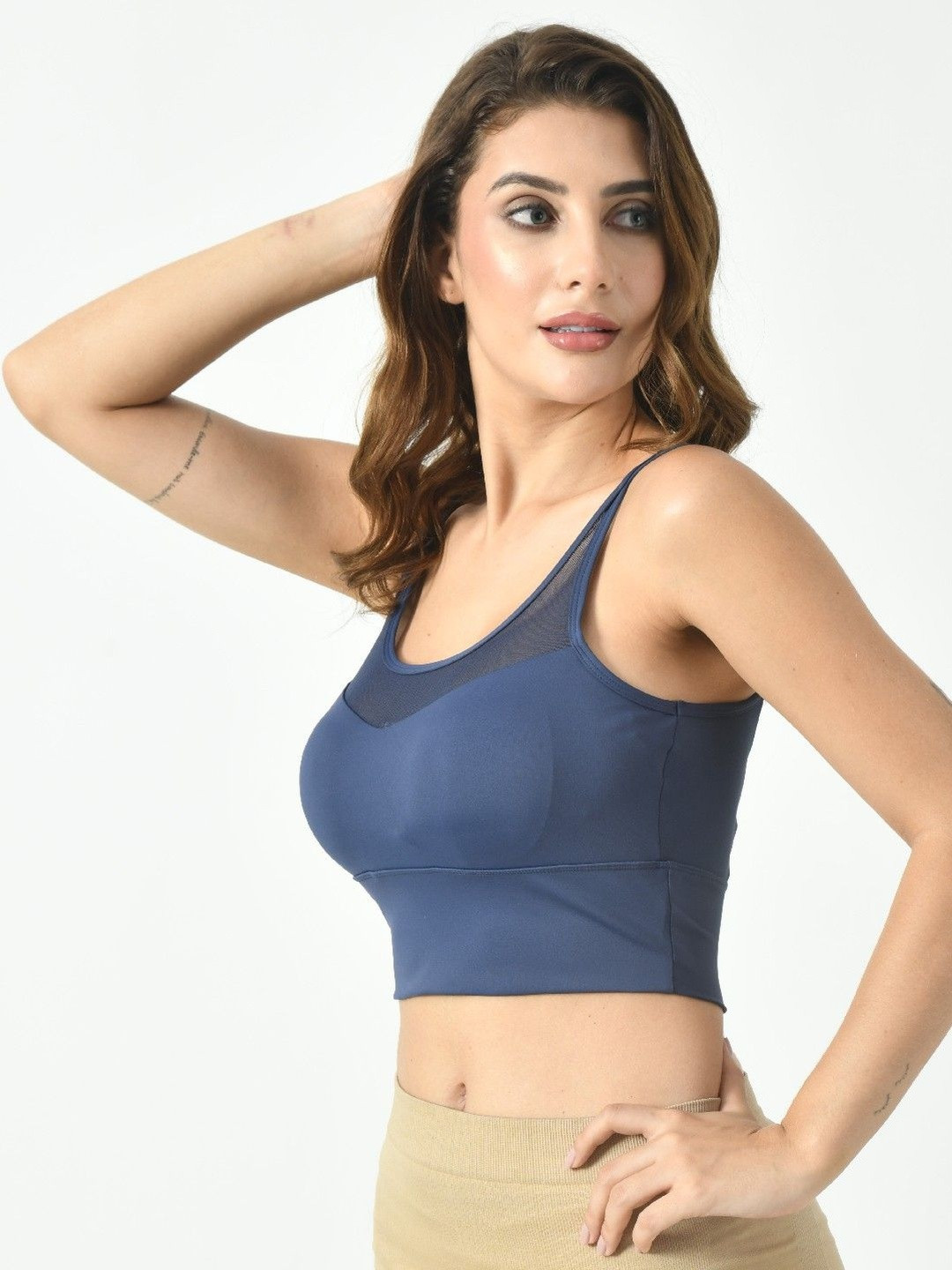 1TO FINITY Solid Non Wired Removable Padding Full Coverage Everyday Bra