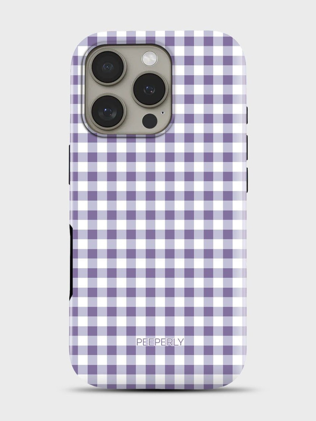 PEEPERLY Unisex iPhone 14 Pro Max Geometric Max Think Big Impact Resistant Back Case