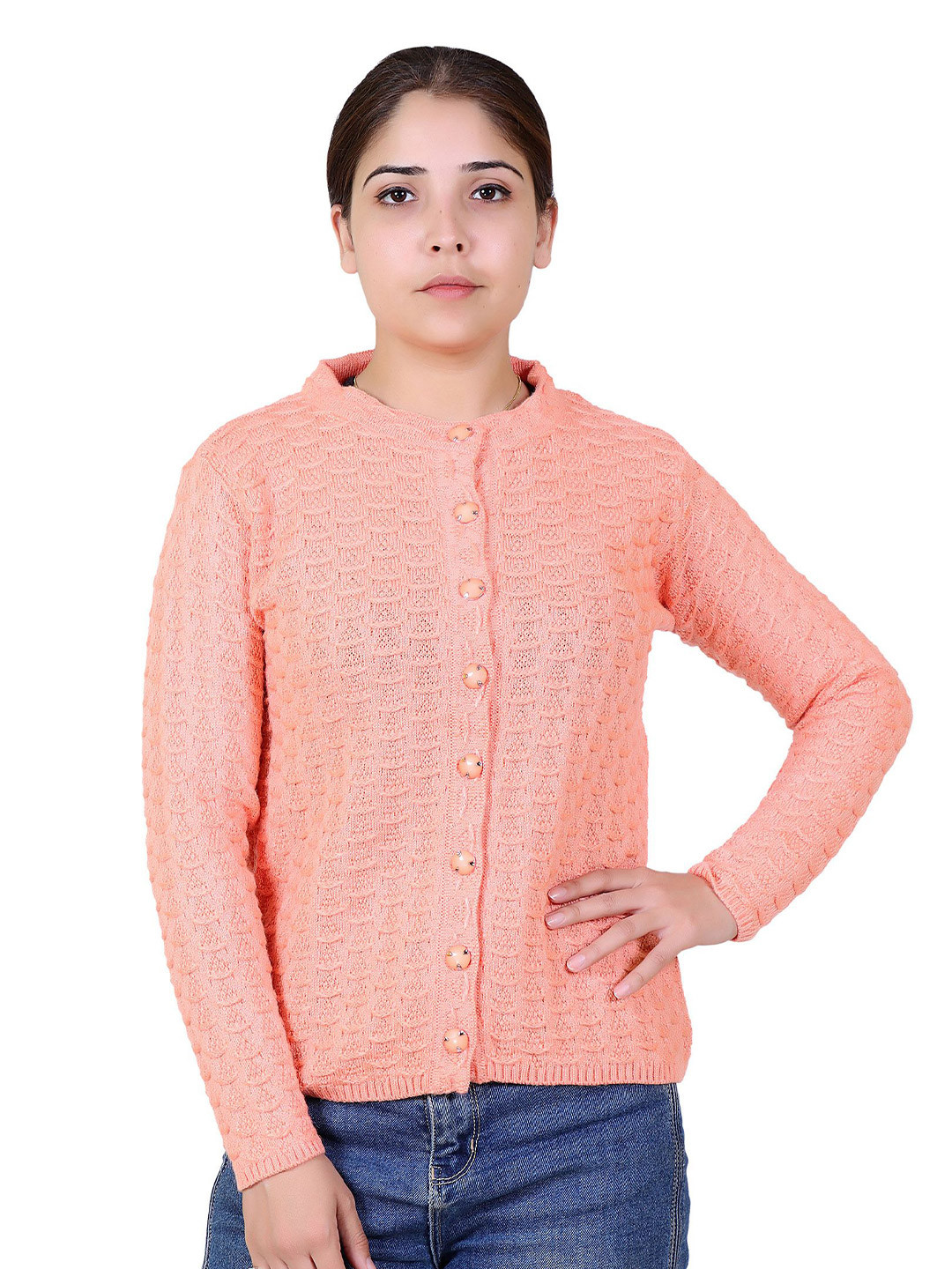 Varenyam Designer Woolen Long Cardigan