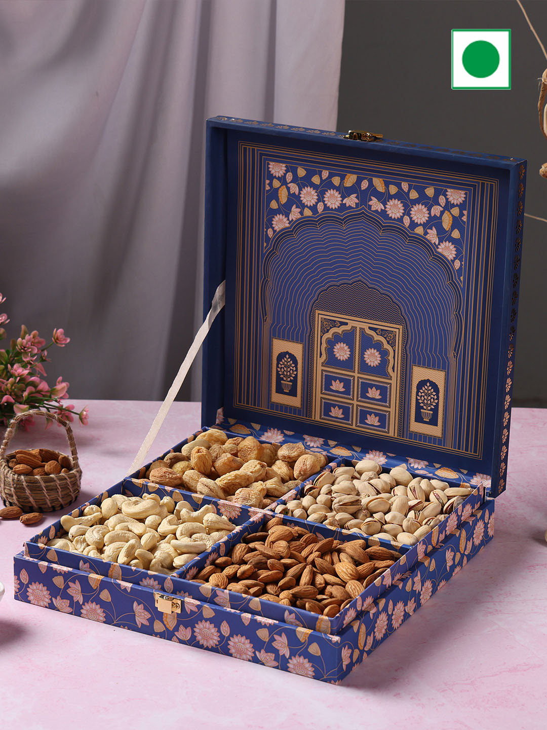 Riwaz Set Of 4 Nuts Seeds and Dried Fruits