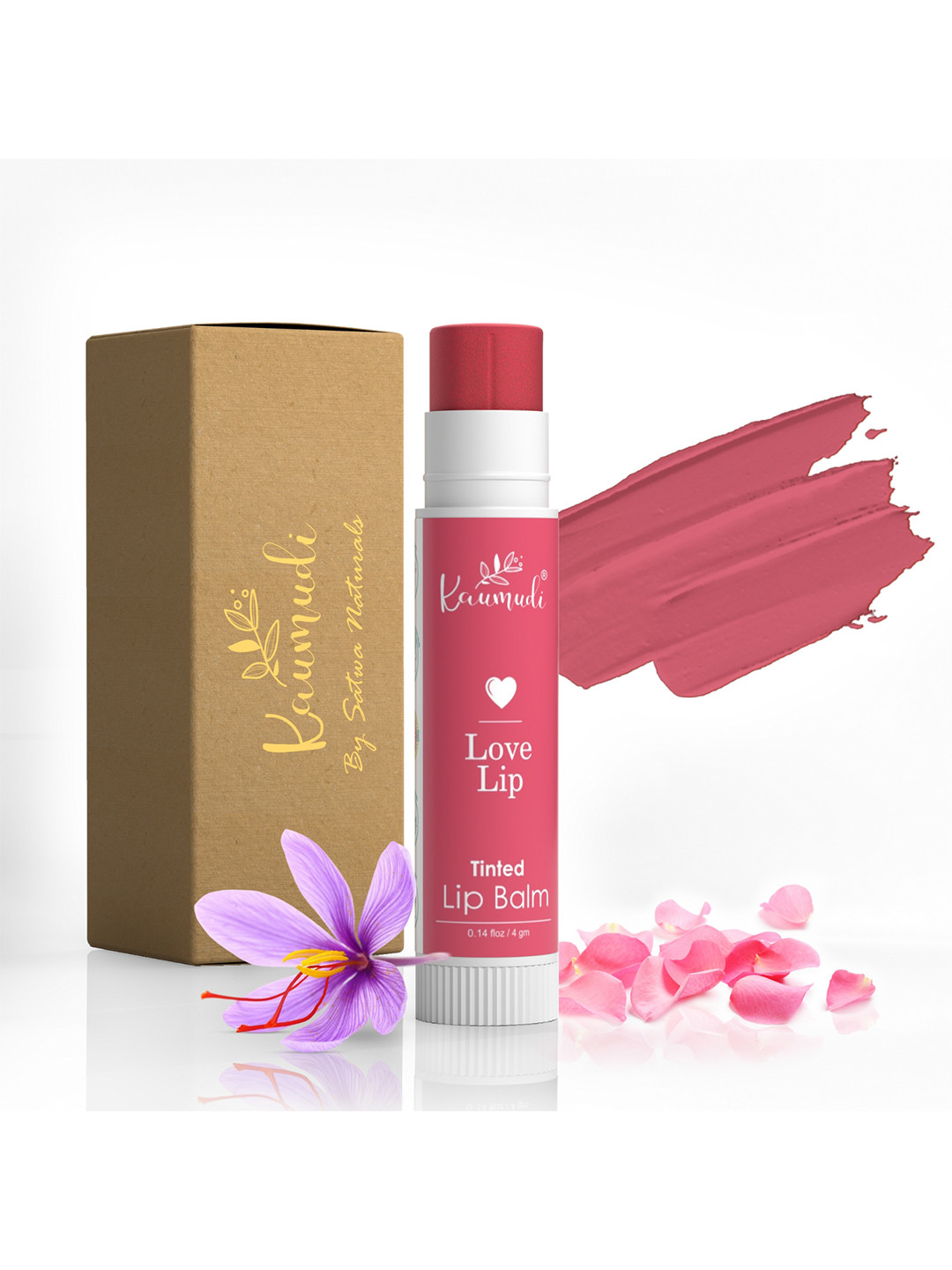 kaumudi Handmade 3 in1 Lip Balm with Shea Butter 4.5 g - Love Lip