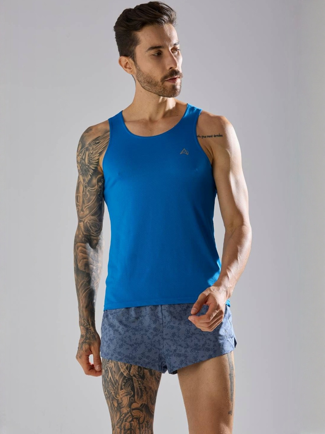 AGUANTE Strider Singlet Men Round Neck Sleeveless Tank Innerwear Vests