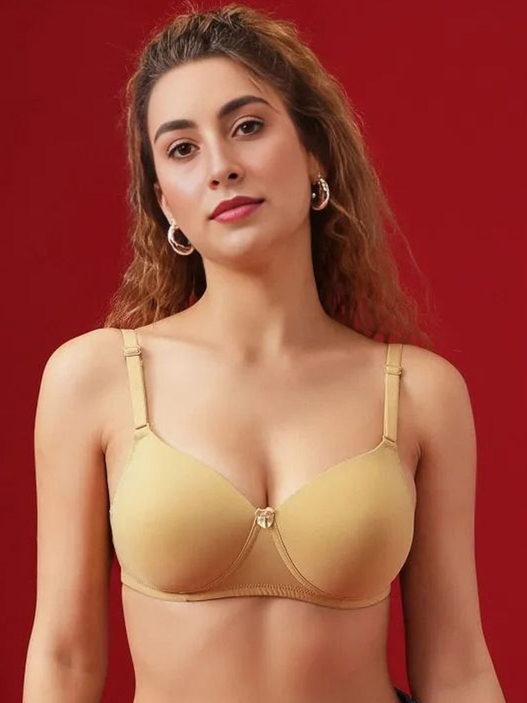 KELLPAR Full Coverage Lightly Padded Cotton T-Shirt Bra