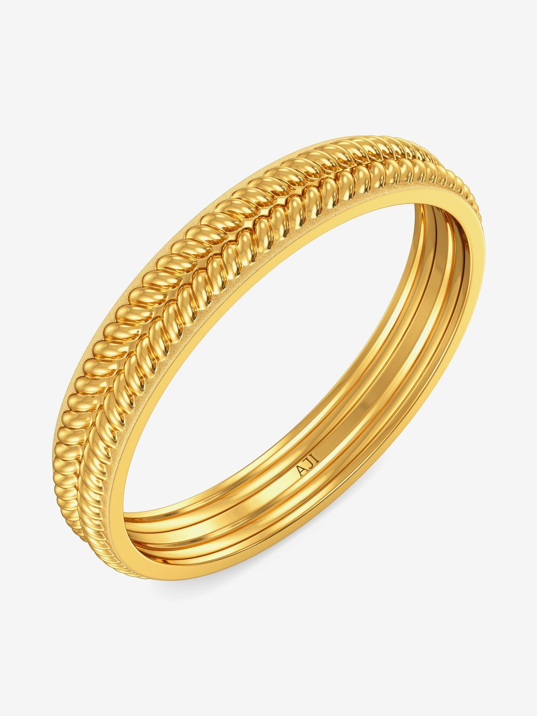 Joyalukkas Men 22Kt Gold Finger Ring - 4.135 g