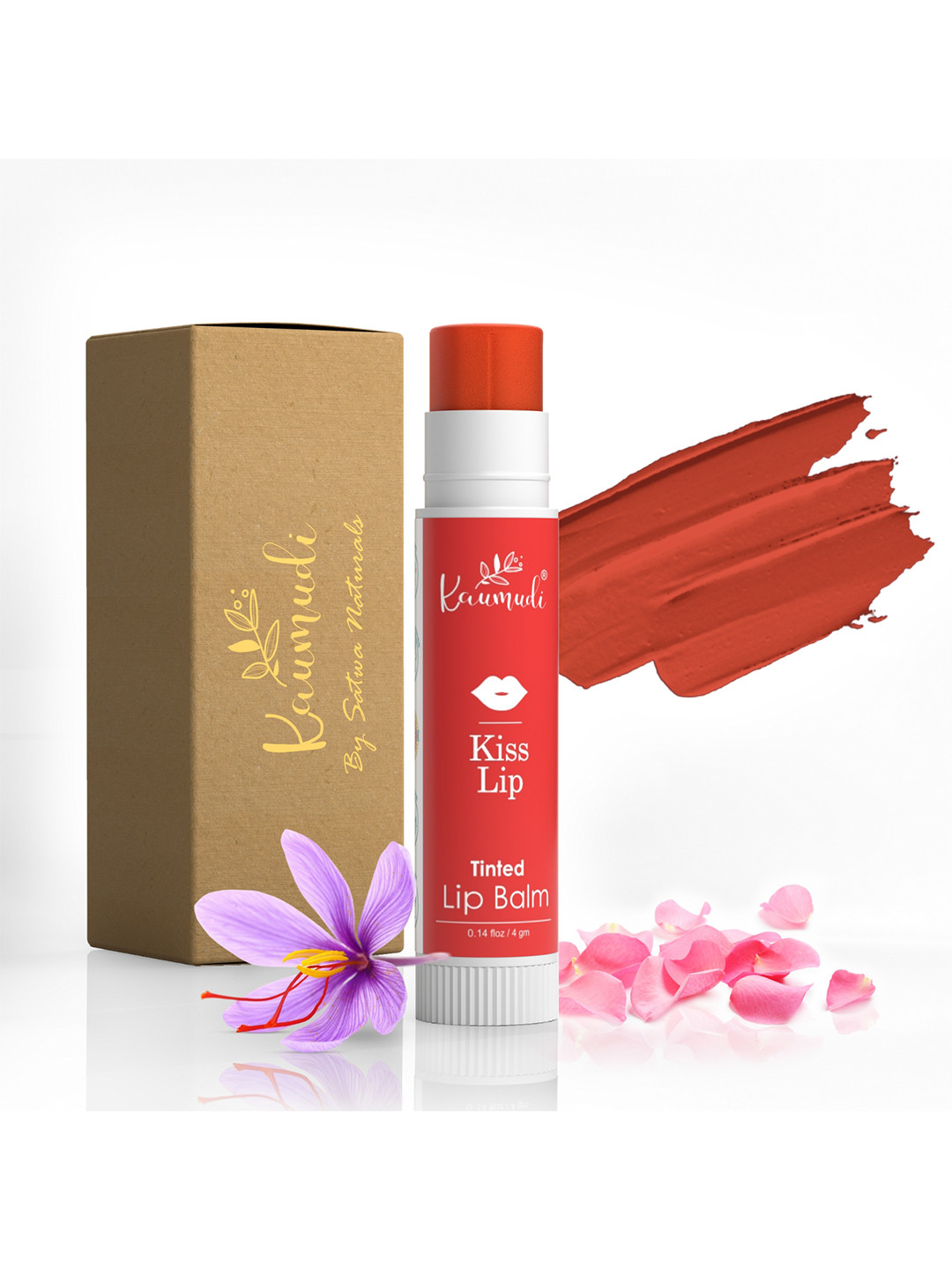 kaumudi Handmade 3 in1 Lip Balm with Shea Butter 4.5 g - Kiss Lip