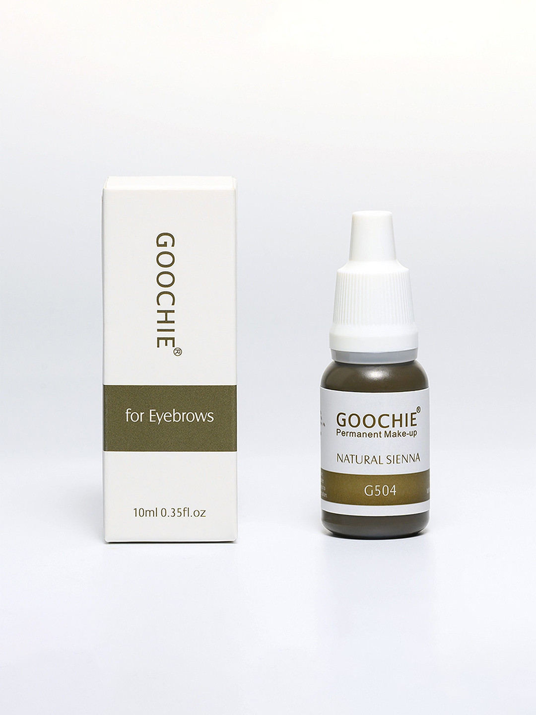 GOOCHIE Permanent Makeup Water-Based Eyebrow Pigment - 10 ml - Natural Sienna G504