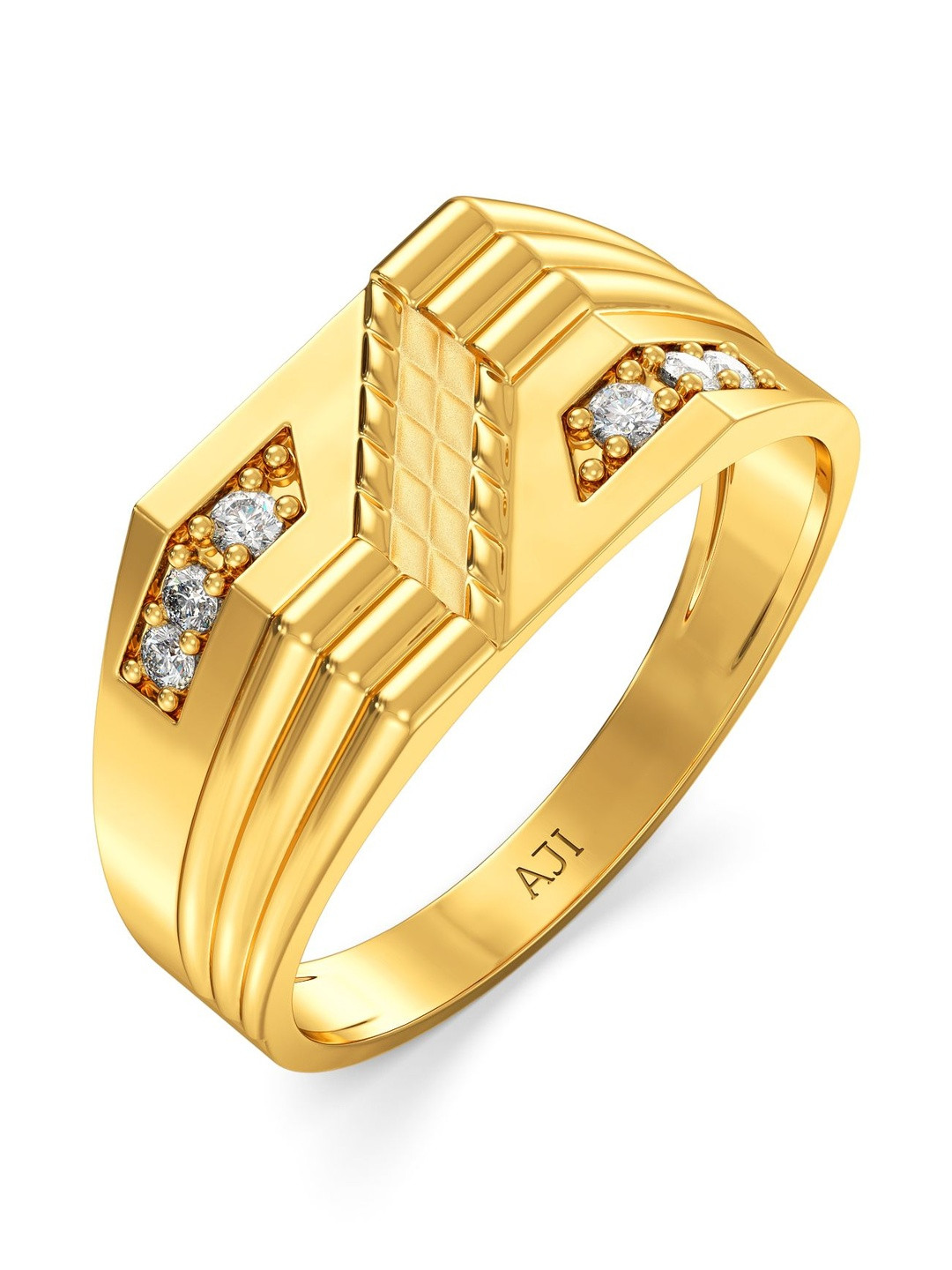 Joyalukkas Men 22Kt Gold Finger Ring - 4.863 g