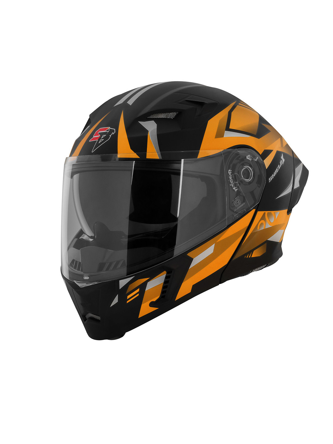 Steelbird Anti-Scratch Flip Up Steel Motorbike Helmet