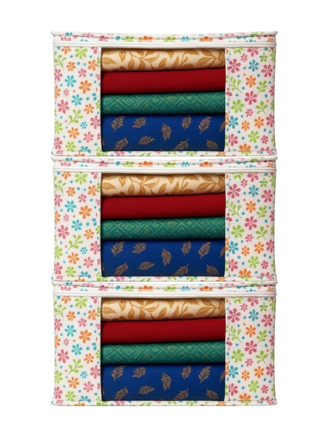 INNWYN White 3 Pieces Crack Resistant Multi-Utility Organisers