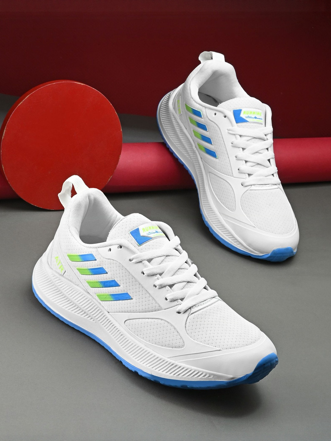 BIRDE Men Mesh Walking Non-Marking Trail Running Sports Shoes