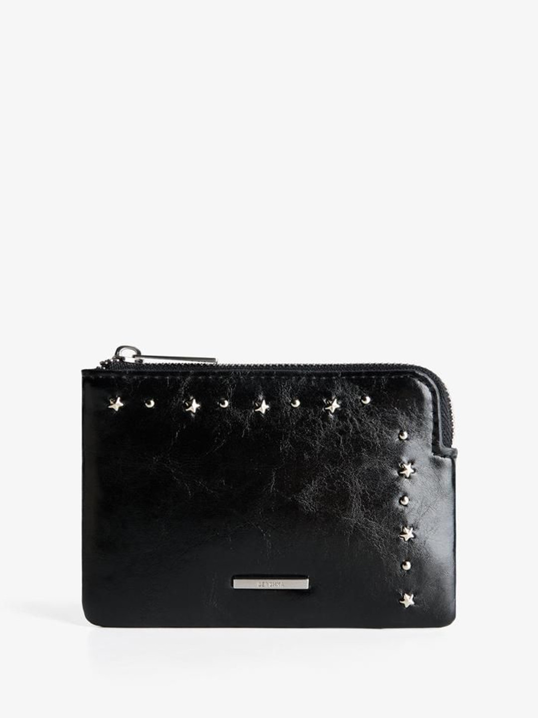 Bershka Women Textured Zip Detail Around Wallet