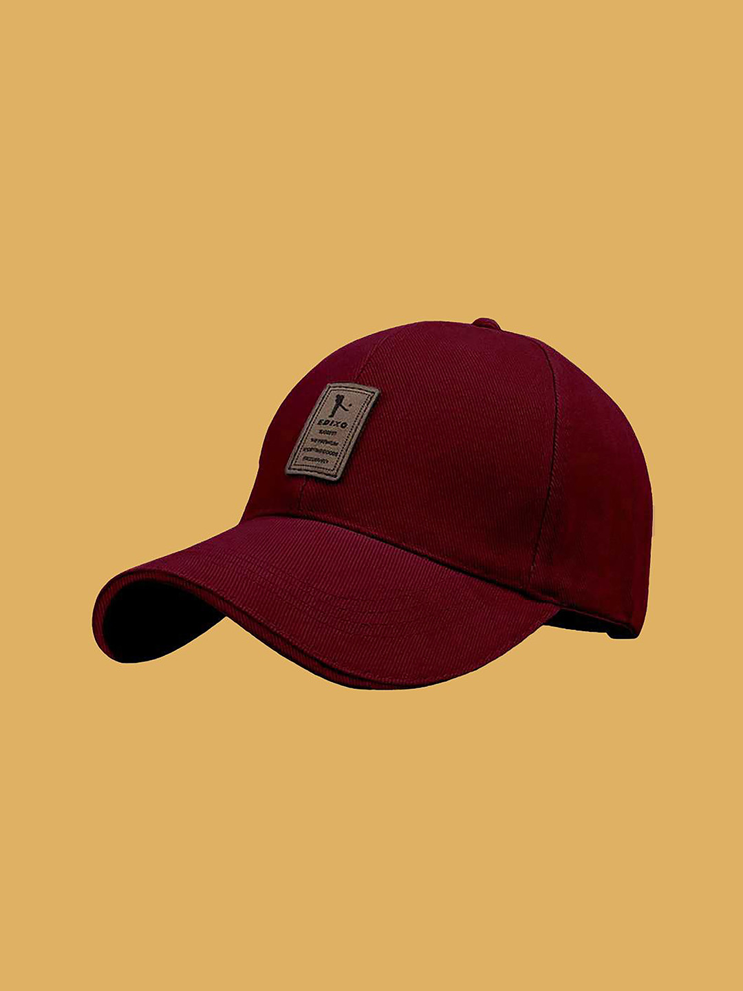 ALAMOS Men Pack of 2 Self Design Baseball Cap