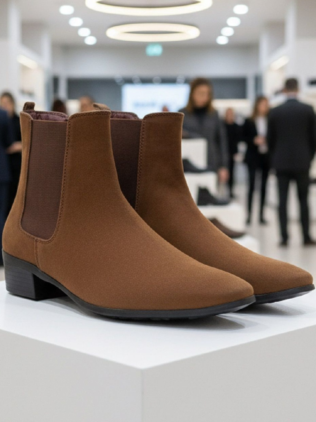 Bxxy Men 5.08 CM Heel Height Increasing Casual Slip-on Chelsea Boots