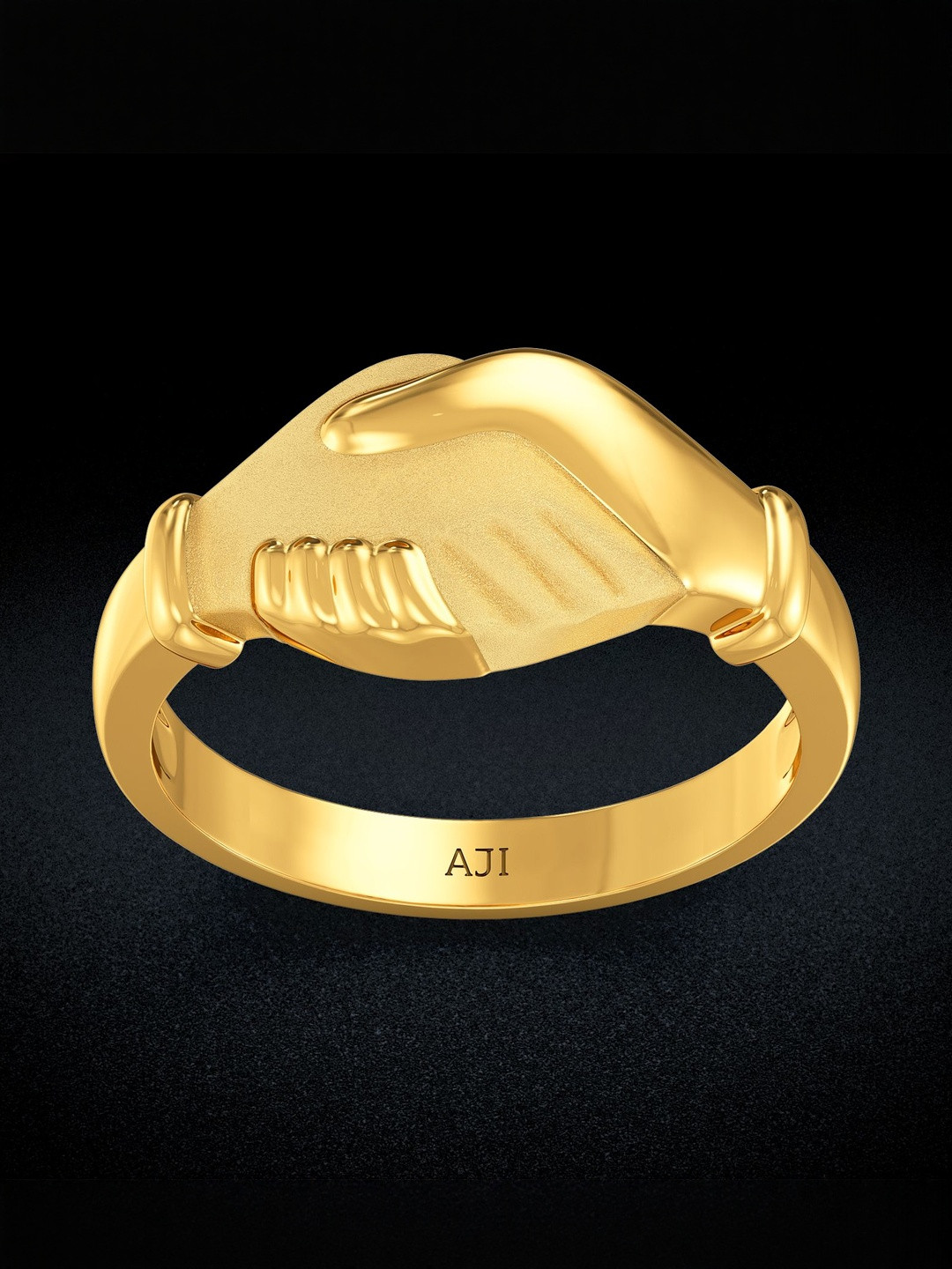 Joyalukkas 22Kt Gold Inviting Finger Ring - 3.74 g