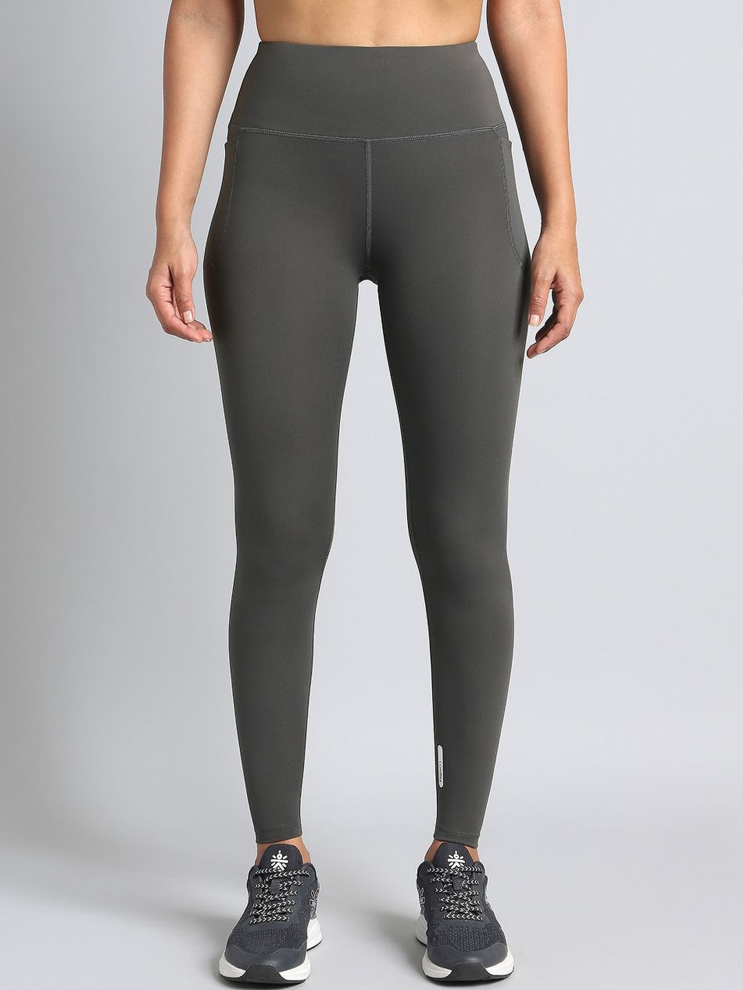 CULT Women's Dark Grey Train All Day COMFlex Tights