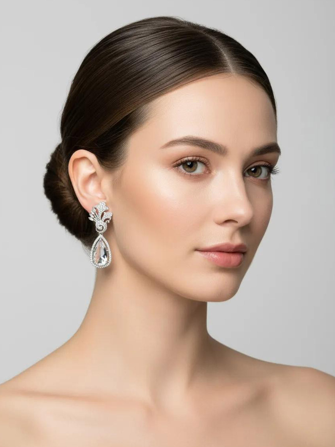 Roop Katha Women Transparent Earrings