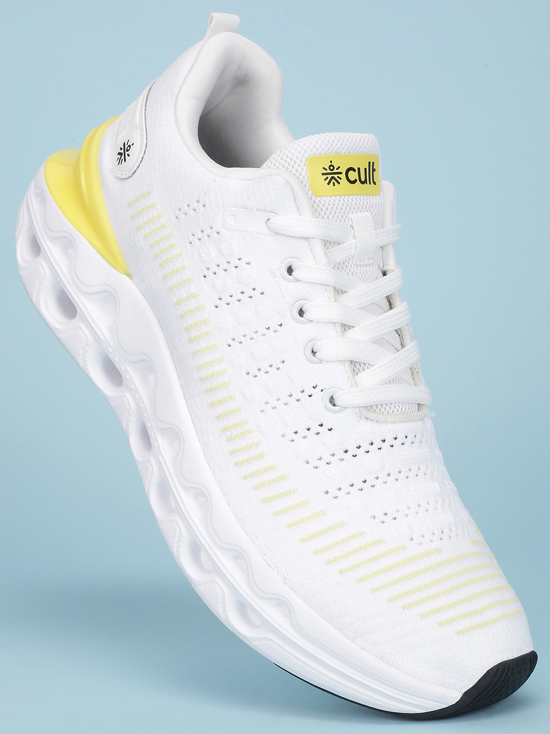 CULT Men's Yellow Flexora Sneaker Shoes