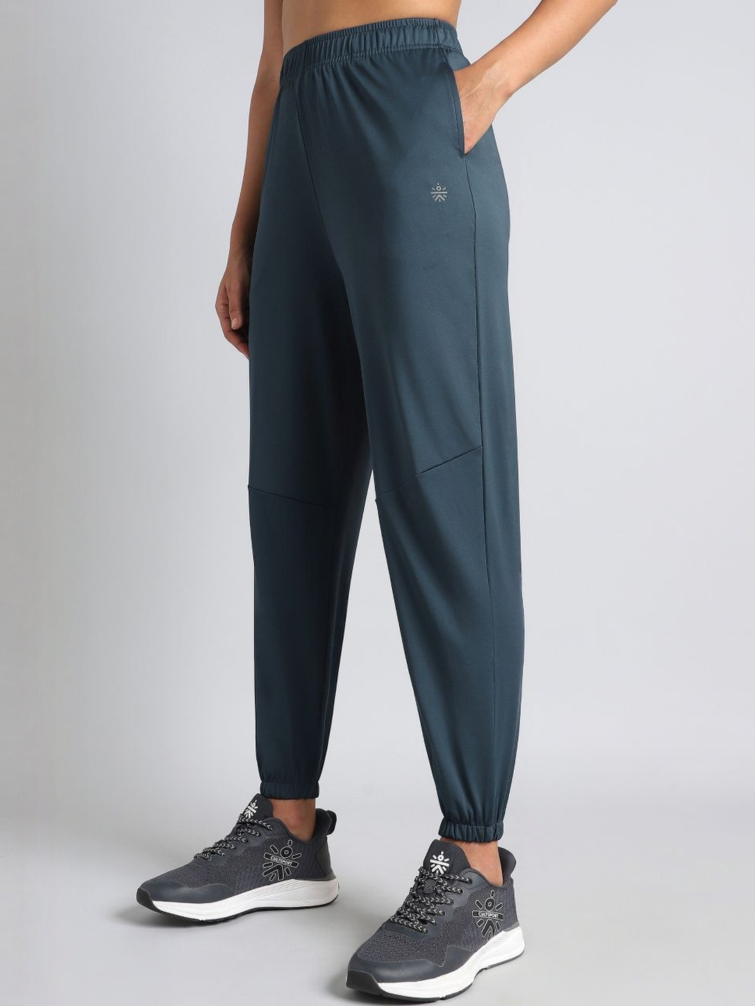 CULT Women's Deep Teal Running Essential Joggers