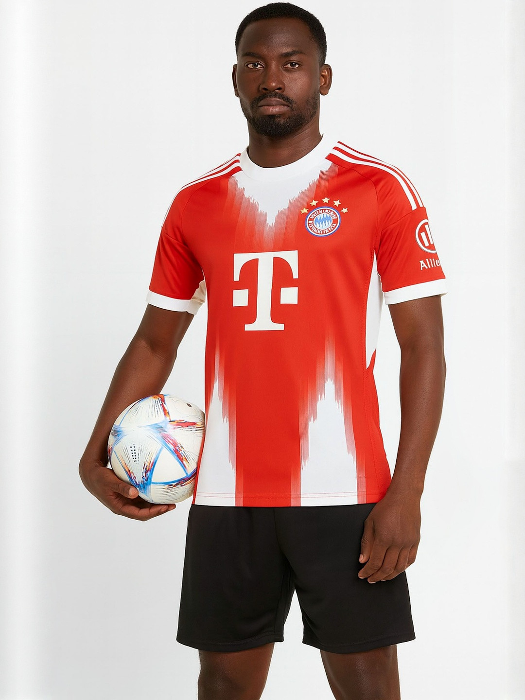 dostitch Men Bayern Munich Printed Dri-FIT T-shirt