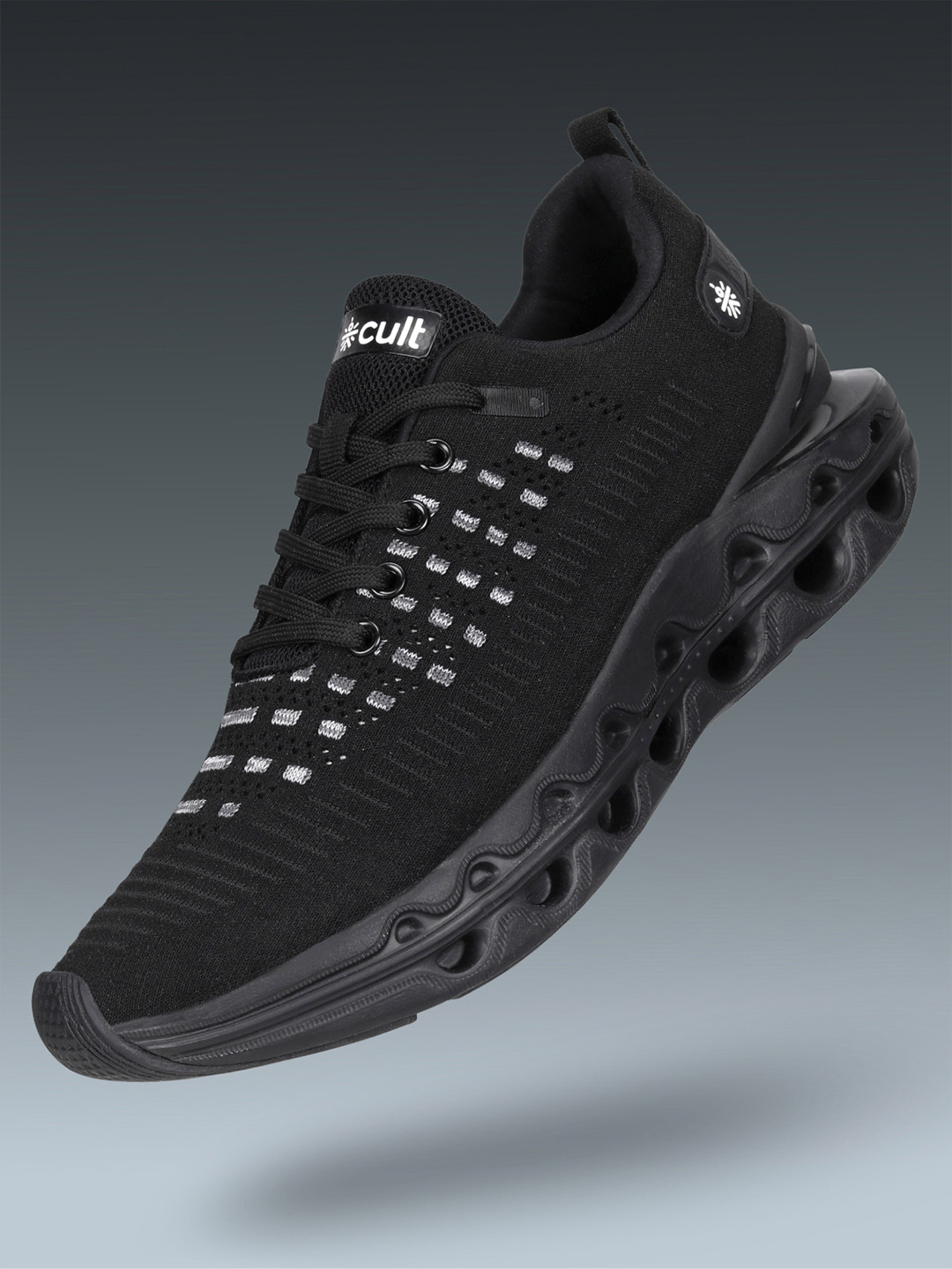 CULT Men's Black Flexora Sneaker Shoes