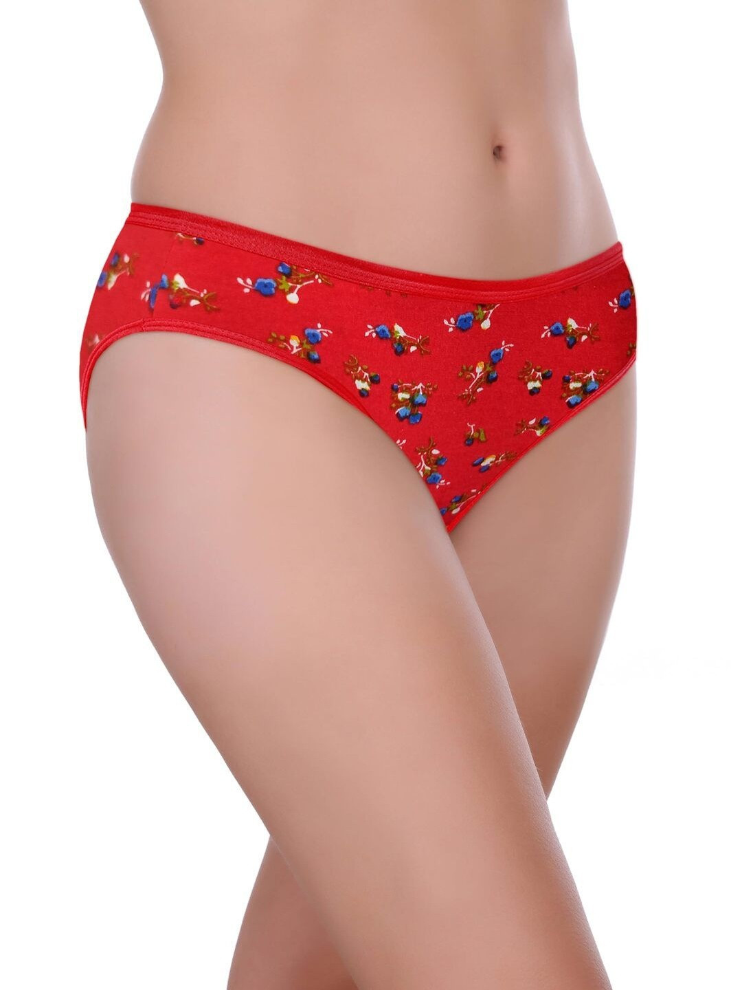 FEATHER LINE Pack of 6 Women Hipster Multicolor Briefs