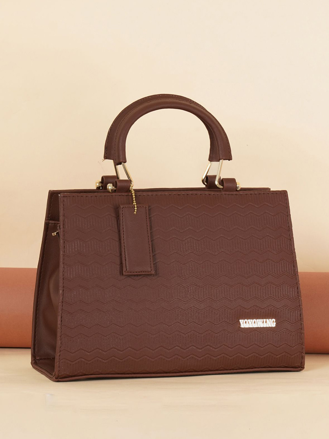 STARWINGS Women Structured Handheld Handbags with Bow Detail