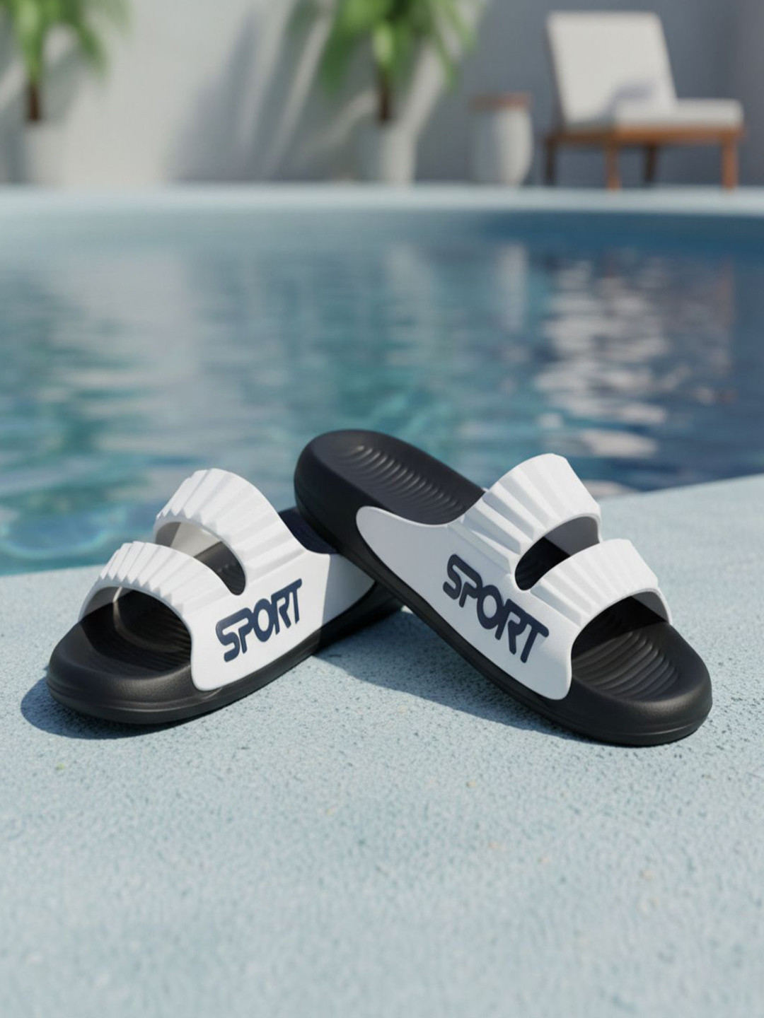 OMIKA Men Printed Sliders